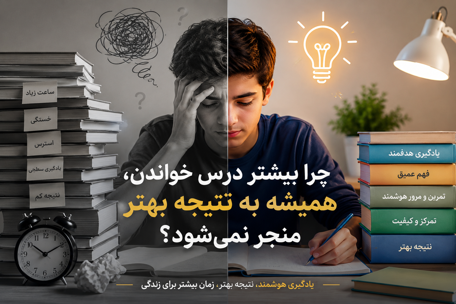 چرا بیشتر درس خواندن، همیشه به نتیجه بهتر منجر نمیشود؟